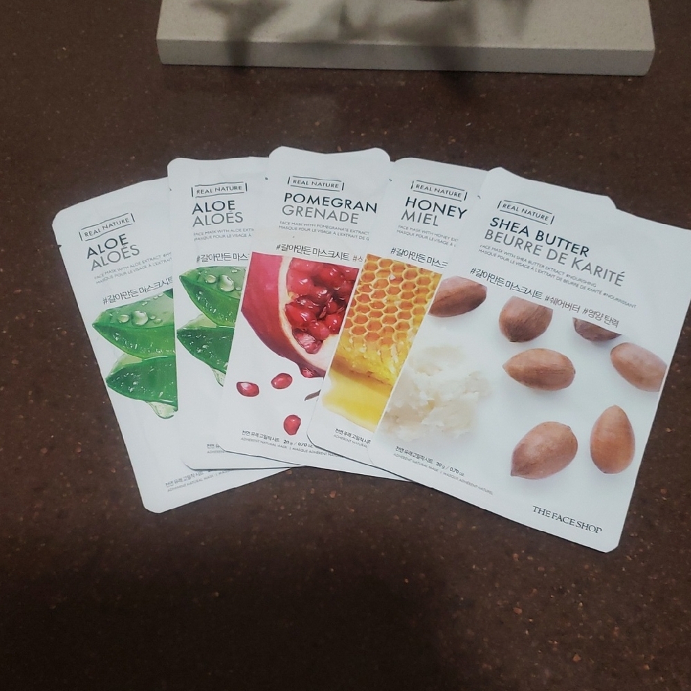 THE FACE SHOP Real Nature Mask Sheets.